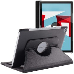Outlet Obrotowe etui 360 do Huawei MediaPad M5 10.8" skórzane Czarne