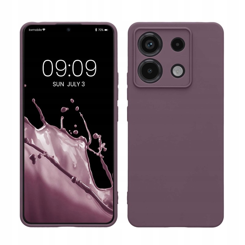 Outlet Etui kwmobile do Xiaomi Redmi Note 13 Pro 5G elastyczne Fioletowe