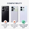 Outlet Etui kwmobile do Xiaomi Redmi Note 13 Pro 5G elastyczne Fioletowe