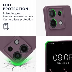 Outlet Etui kwmobile do Xiaomi Redmi Note 13 Pro 5G elastyczne Fioletowe