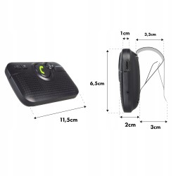 Outlet Zestaw głośnomówiący do samochodu Audiocore BT 5.0 A2DP Siri/Google