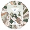 Outlet Papier origami Boże Narodzenie Clairefontaine 70 g/m² 15x15cm 60