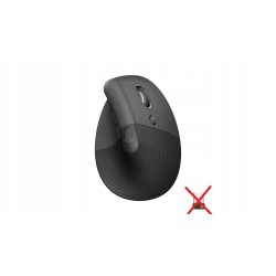Outlet Mysz bezprzewodowa Logitech Lift Vertical ergonomiczna grafitowa