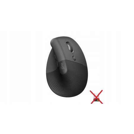 Outlet Mysz bezprzewodowa Logitech Lift Vertical ergonomiczna grafitowa