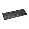 Outlet Klawiatura przewodowa membranowa Kensington Advance Fit Slim Czarna
