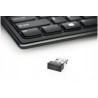 Outlet Klawiatura przewodowa membranowa Kensington Advance Fit Slim Czarna