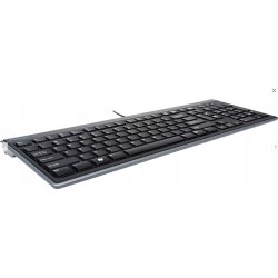 Outlet Klawiatura przewodowa membranowa Kensington Advance Fit Slim Czarna