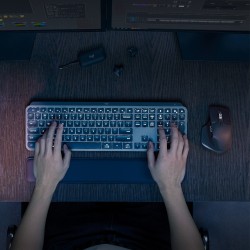 Outlet LOGITECH MX Keys S Combo Bezprzewodowa Klawiatura Membranowa + Mysz