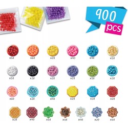 Outlet AQUABEADS ZESTAW STARTOWY 900 KORALIKÓW ZESTAW EDUKACYJNY +