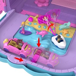 Outlet Mattel Polly Pocket Wakacyjny Kurort Walizka Zestaw Zabawy