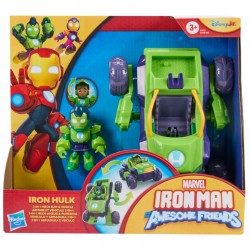 Outlet Marvel Iron Man Super Ekipa Pojazd figurka Mech 2w1 Iron Hulk Hasbro