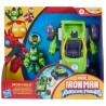 Outlet Marvel Iron Man Super Ekipa Pojazd figurka Mech 2w1 Iron Hulk Hasbro