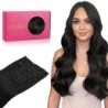 Outlet WENNALIFE Dopinki do włosów z prawdziwych włosów czarne 35cm