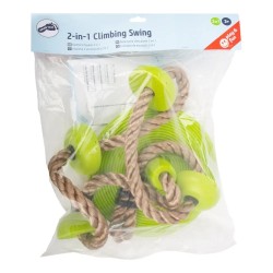 Outlet Mocna Lina do wspinaczki z huśtawką 2w1 do ogródka 190cm 3+