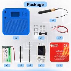 Outlet Heltec LoRa V3 ESP32 Meshtastic Zestaw 2 szt. z obudową i baterią
