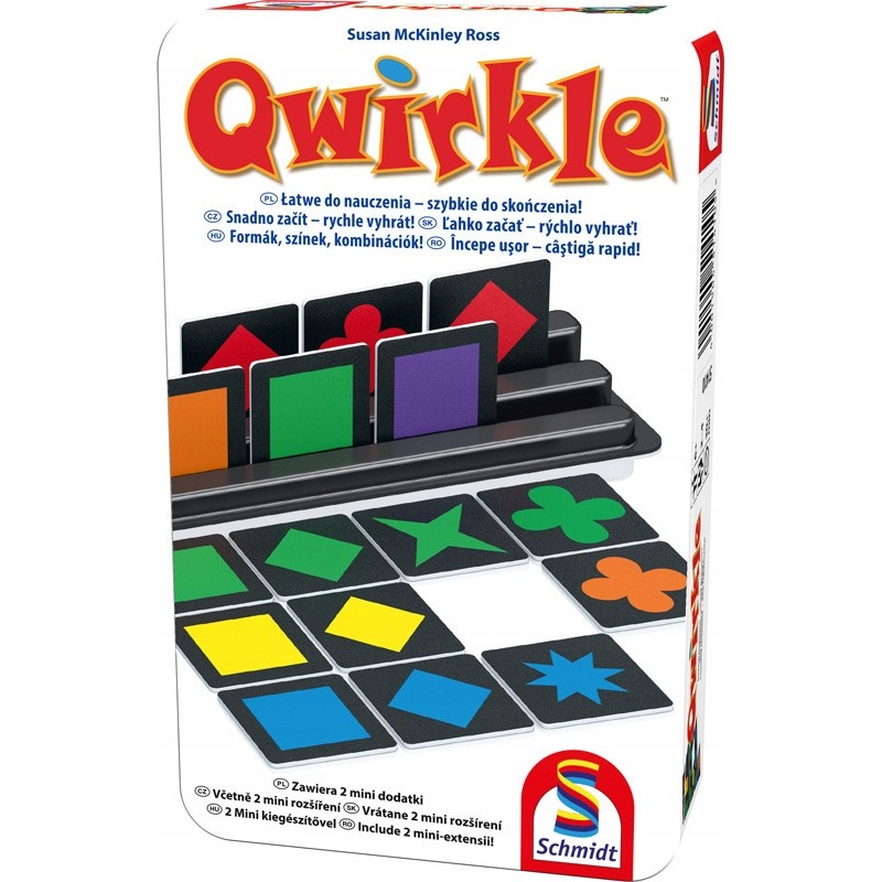 Outlet Schmidt Qwirkle gra planszowa mini wersja od 6 lat 2-4 graczy