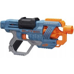 Outlet Nerf E9485 wyrzutnia Commander RD-6 Hasbro +8 Niebieski OPIS