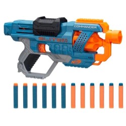 Outlet Nerf E9485 wyrzutnia Commander RD-6 Hasbro +8 Niebieski OPIS