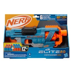 Outlet Nerf E9485 wyrzutnia Commander RD-6 Hasbro +8 Niebieski OPIS