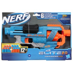 Outlet Nerf E9485 wyrzutnia Commander RD-6 Hasbro +8 Niebieski OPIS