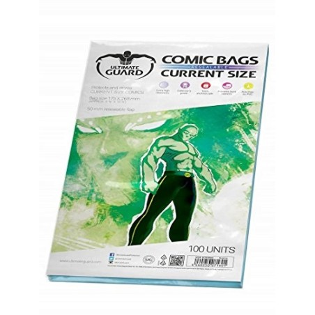 Outlet Koszulki do komiksów Ultimate Guard 100 szt 175x268mm Przeźroczyste