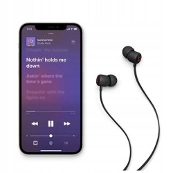 USZKODZONY Beats Flex Słuchawki bezprzewodowe dokanałowe Bluetooth czarny