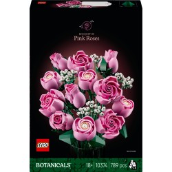 Outlet Klocki LEGO Botanical Collection 10374 Bukiet Różowych Róż Kwiaty