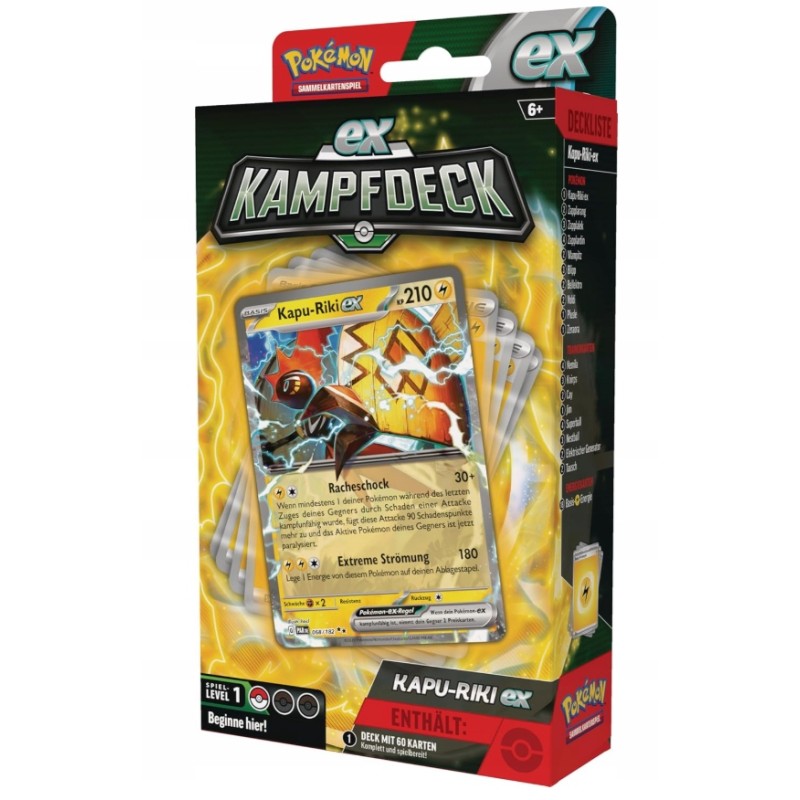 Pokémon Gra karciana kolekcjonerska Pokład walki Kapu-Riki-ex JĘZYK