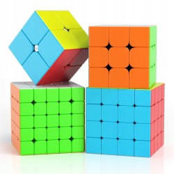 Outlet ROXENDA zestaw kostek Speed Cube 2x2, 3x3, 4x4, 5x5