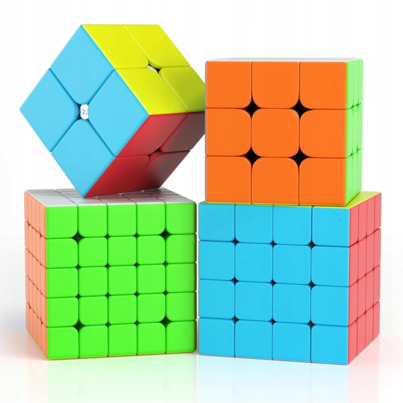 Outlet ROXENDA zestaw kostek Speed Cube 2x2, 3x3, 4x4, 5x5