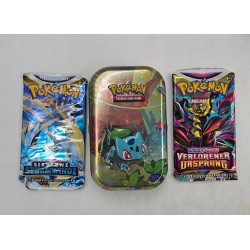 Outlet Pokemon TCG: Kanto Friends Mini Tin - Puszka Bulbasaur z boosterami
