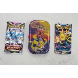 Outlet Pokemon Kanto Power Mini Tins: Puszka Pikachu&Vulpix z boosterami DE