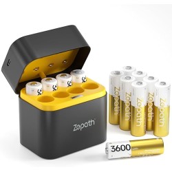 Outlet Zepath ładowarka akumulatorków AA + 8szt baterii litowo-
