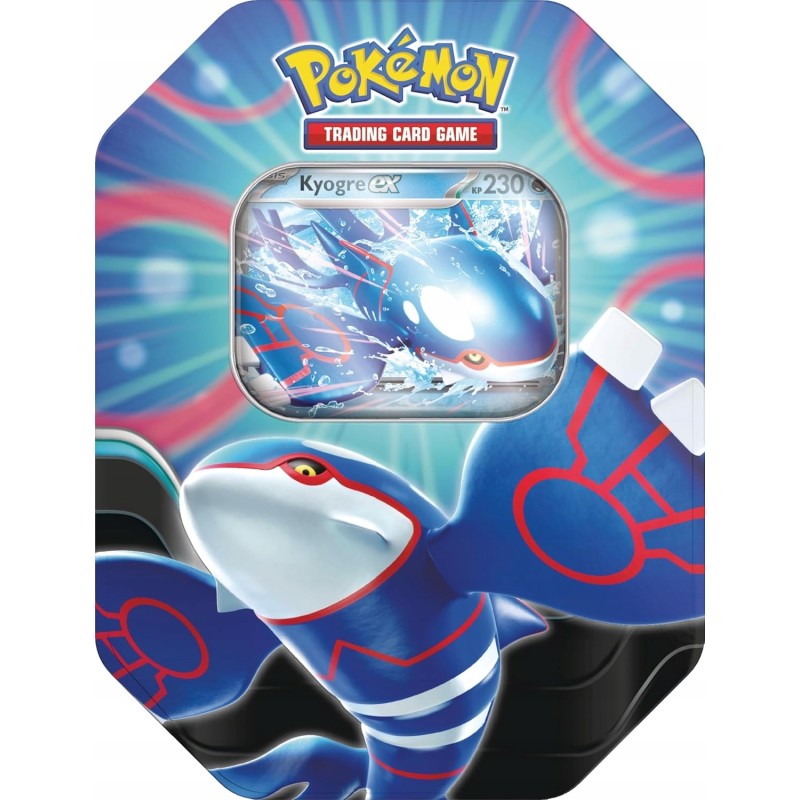 Outlet Zestaw kart Pokemon TCG Tin: Azure Legends - Kyogre ex DE