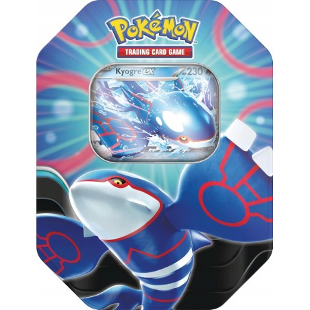 Outlet Zestaw kart Pokemon TCG Tin: Azure Legends - Kyogre ex DE