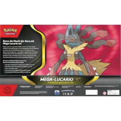 Kolekcjonerska Gra Karciana Pokémon PKM Mega-Lucario Ex z figurką DE