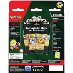 Outlet Zestaw kolekcjonerski Pokémon TCG: Deluxe KampfDeck Zapdos-ex