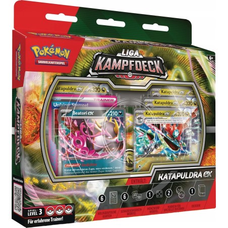 Zestaw kolekcjonerski Pokemon TCG: Liga-Kampfdeck Katapuldra-ex DE