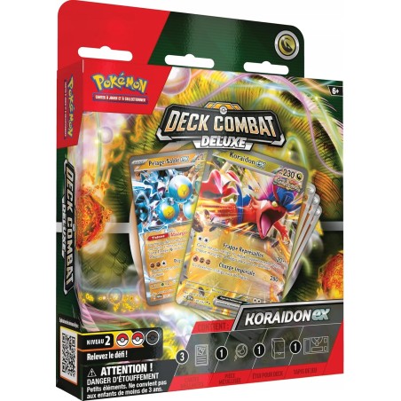 Outlet Pokémon TCG: Deluxe Combat Deck Koraidon-ex z 60 kartami DE