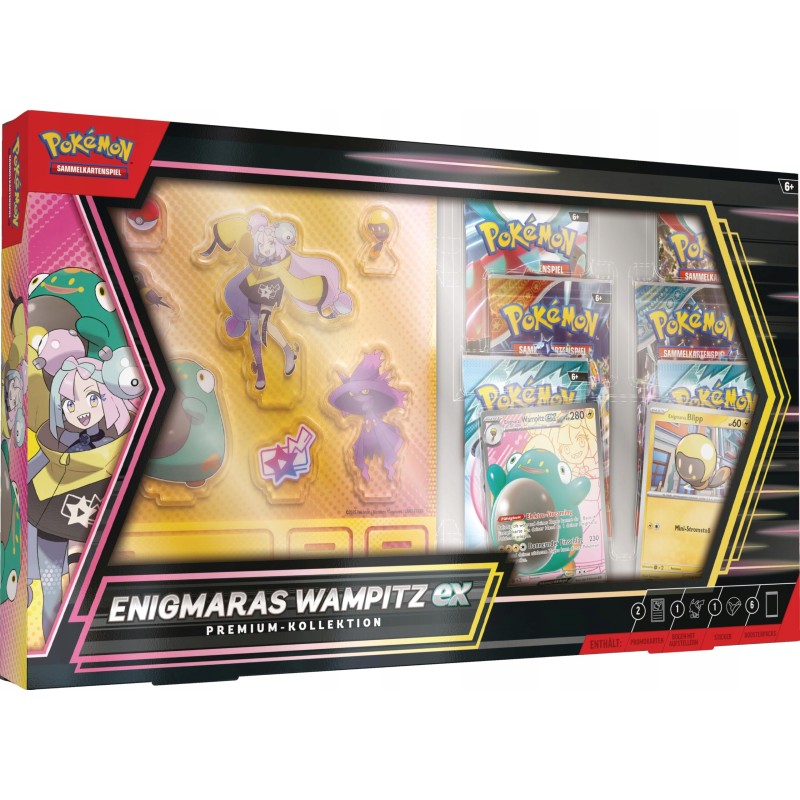 Zestaw Kolekcjonerski Pokemon TCG: Enigmaras Wampitz Ex Premium-Kollection