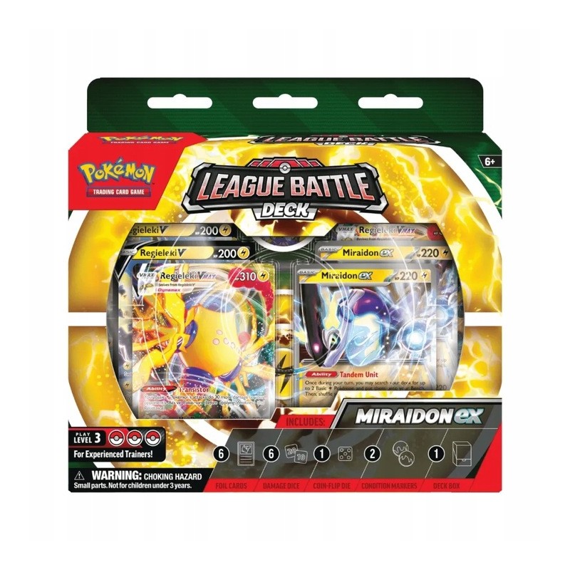 Outlet Zestaw kolekcjonerski POKEMON 45528 LIGA-KAMPFDECK MIRAIDON EX DE