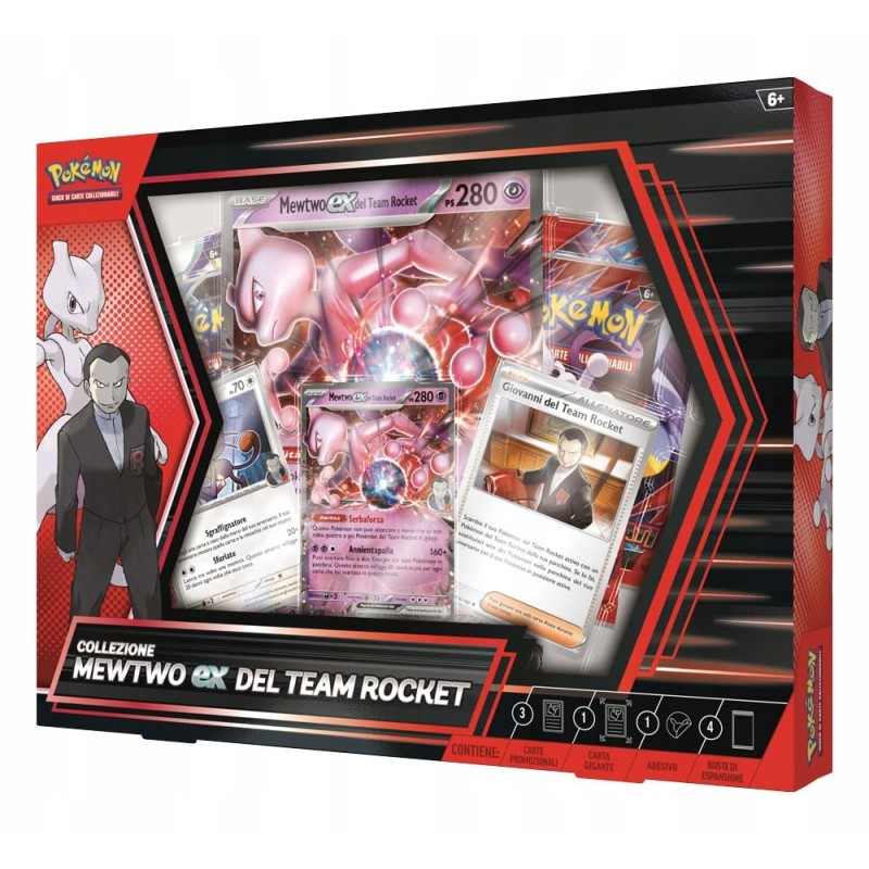 Outlet Zestaw Kolekcjonerski Pokemon: Mewtwo ez Del Team Rocket Collezione