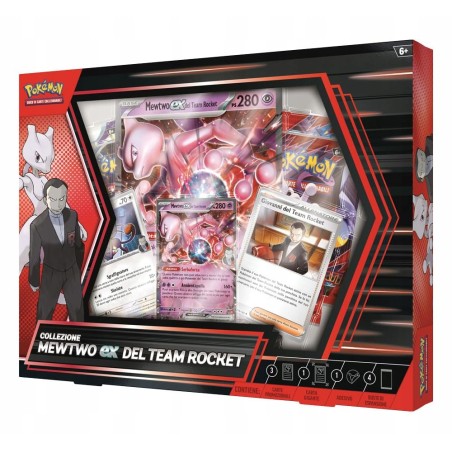 Outlet Zestaw Kolekcjonerski Pokemon: Mewtwo ez Del Team Rocket Collezione
