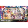 Outlet Kolekcjonerska Gra Karciana Pokémon PKM Mega-Lucario Ex z figurką DE