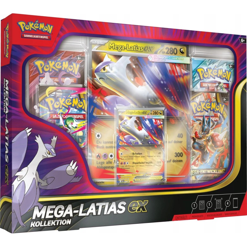Outlet Zestaw kolekcjonerski Pokémon: Special Collection Mega-Latias-ex DE