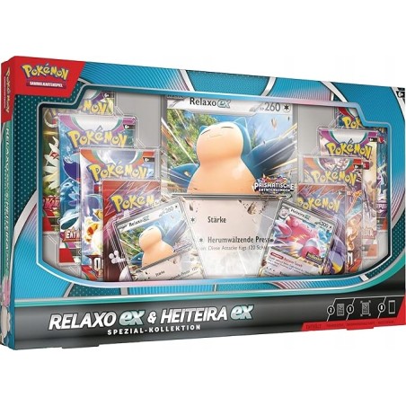 Kolekcjonerska gra karciana Pokémon: Relaxo-ex & Heiteira-ex DE