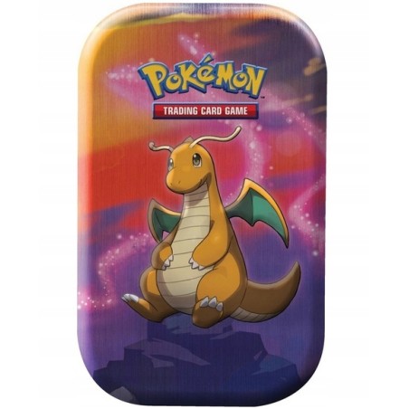 Outlet Pokemon Kanto Power Mini Tins: Puszka Dragonite z Boosterami DE