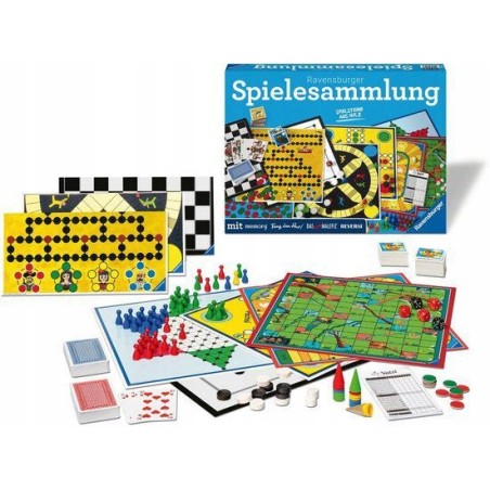 Outlet Zestaw Gier planszowych spielsammlung Ravensburger 2-10 graczy