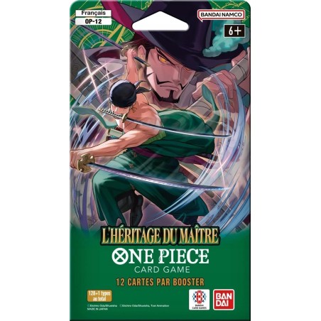 Outlet Booster ONE PIECE OP12 po 12 kart w jednym zestawie Wersja Francuska