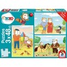 Outlet Puzzle dla dzieci duże elementy Schmidt Spiele 3x48